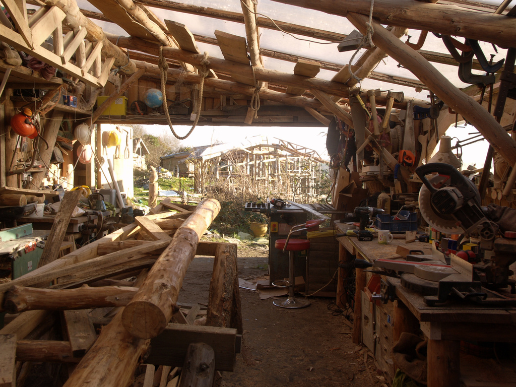 a carpentry workshop