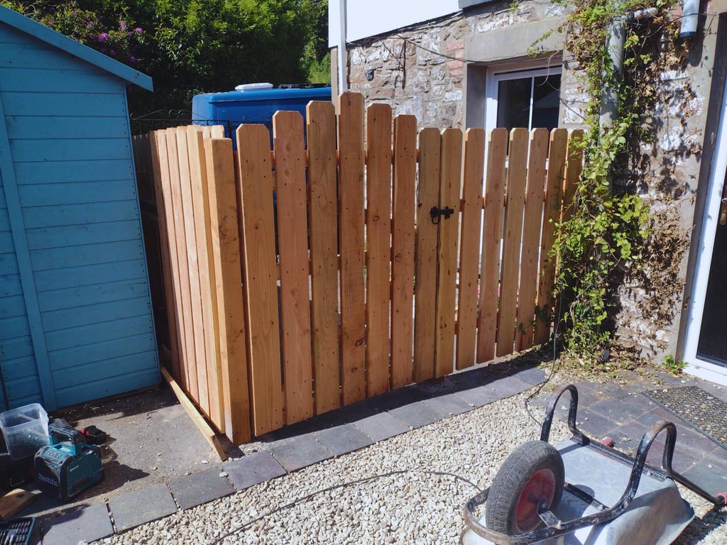 a bespoke handmade gate