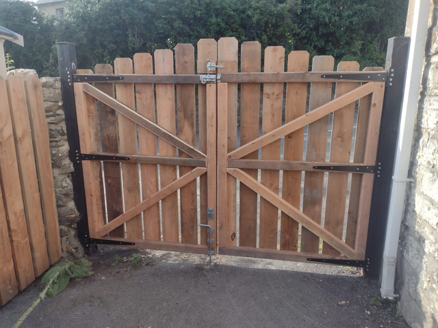 handmade wooden gates