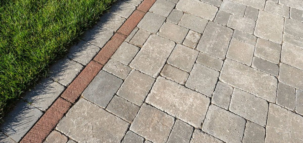 random layout block paving