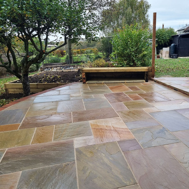 sandstone patio